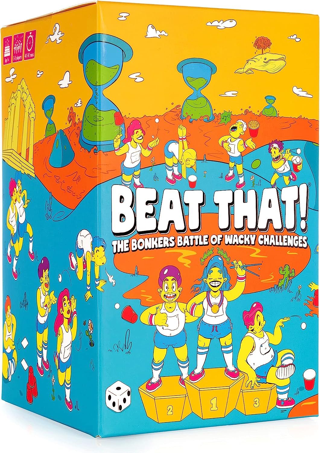 Beat That! - The Bonkers Battle of Wacky Challenges Card Games - Family Game Night - Party Game for Kids & Adults