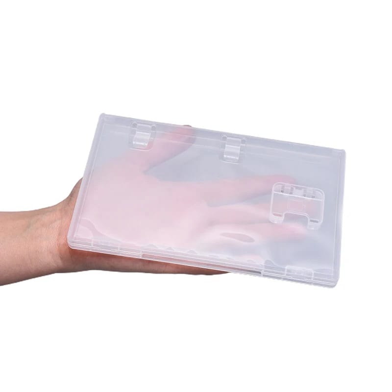 Nintendo Game Card Storage Case Box - Transparent Cartridge Holder Shell For NS Switch With Book Holder