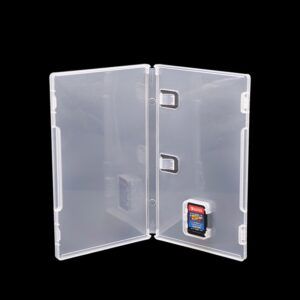Nintendo Game Card Storage Case Box - Transparent Cartridge Holder Shell For NS Switch With Book Holder