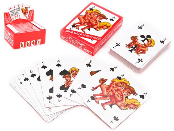Kama Sutra Poker Game - 18+ for Adults Only - Fun Card Game with Different Activities - 54 Card Deck