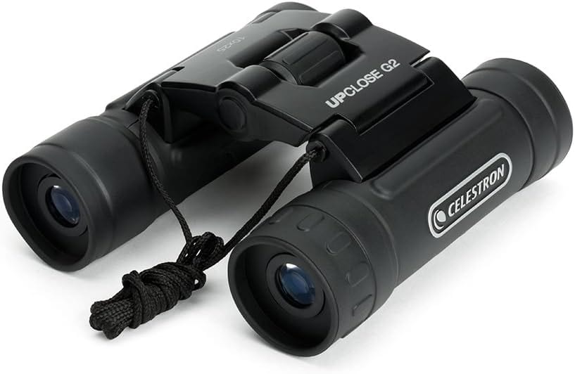 Celestron – UpClose G2 10x25 Binocular – Multi-coated Optics for Bird Watching, Wildlife, Scenery and Hunting – Roof Prism Binocular for Beginners