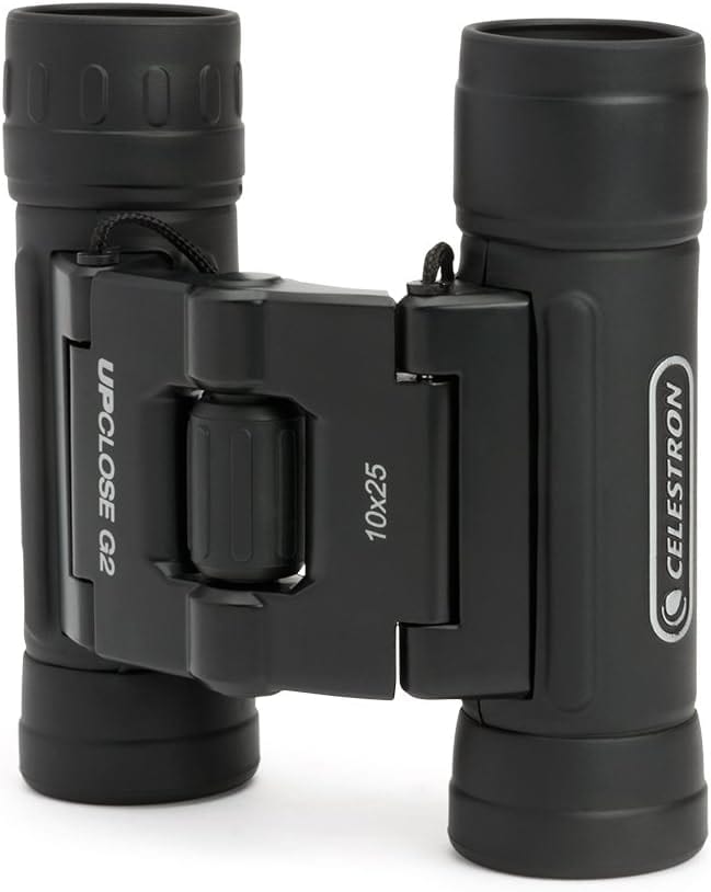 Celestron – UpClose G2 10x25 Binocular – Multi-coated Optics for Bird Watching, Wildlife, Scenery and Hunting – Roof Prism Binocular for Beginners