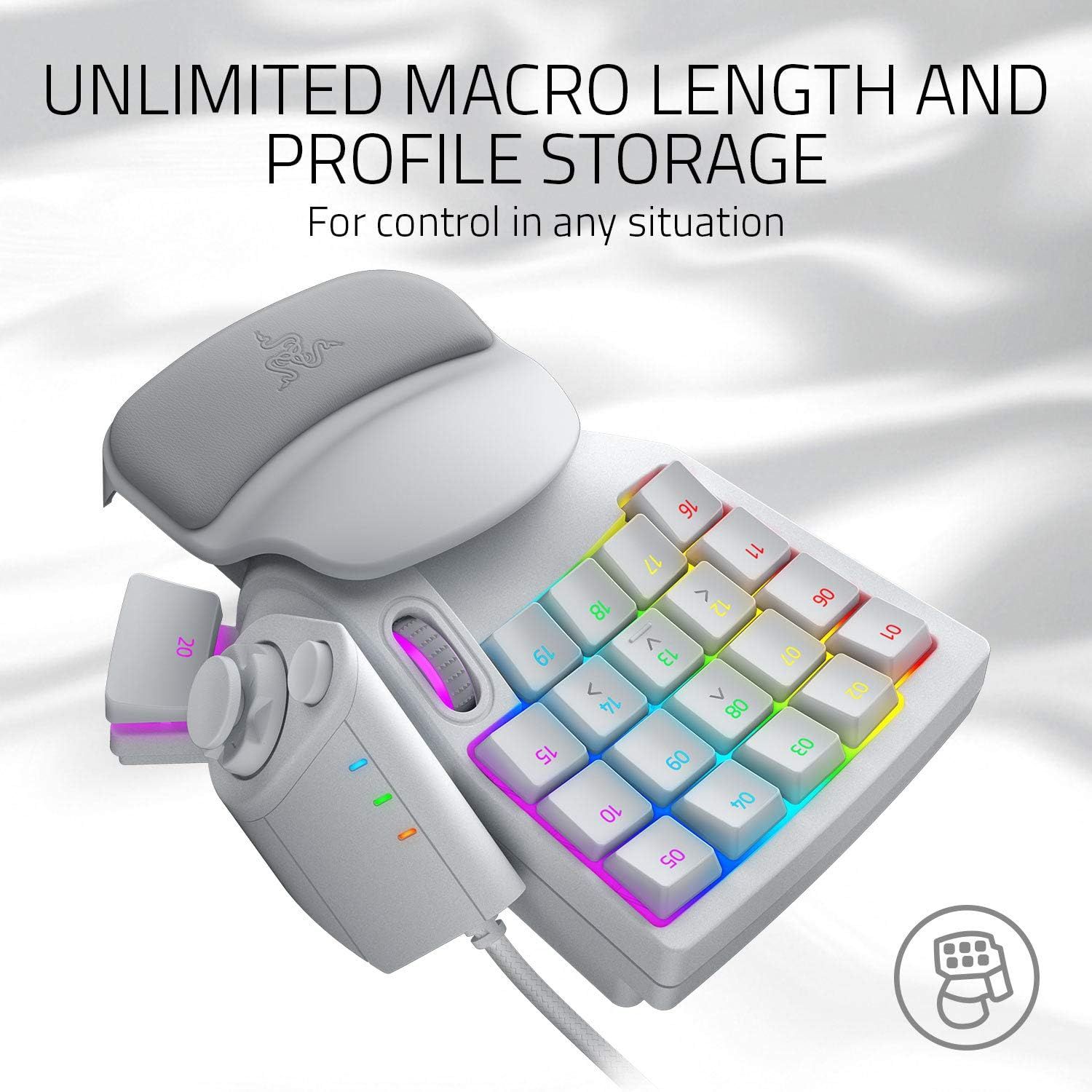 RAZER TARTARUS V2: 32 Progammable Keys - Detachable Palm Rest - Razer Mecha-Membrane Mid-Height Keys-Gaming Keypad