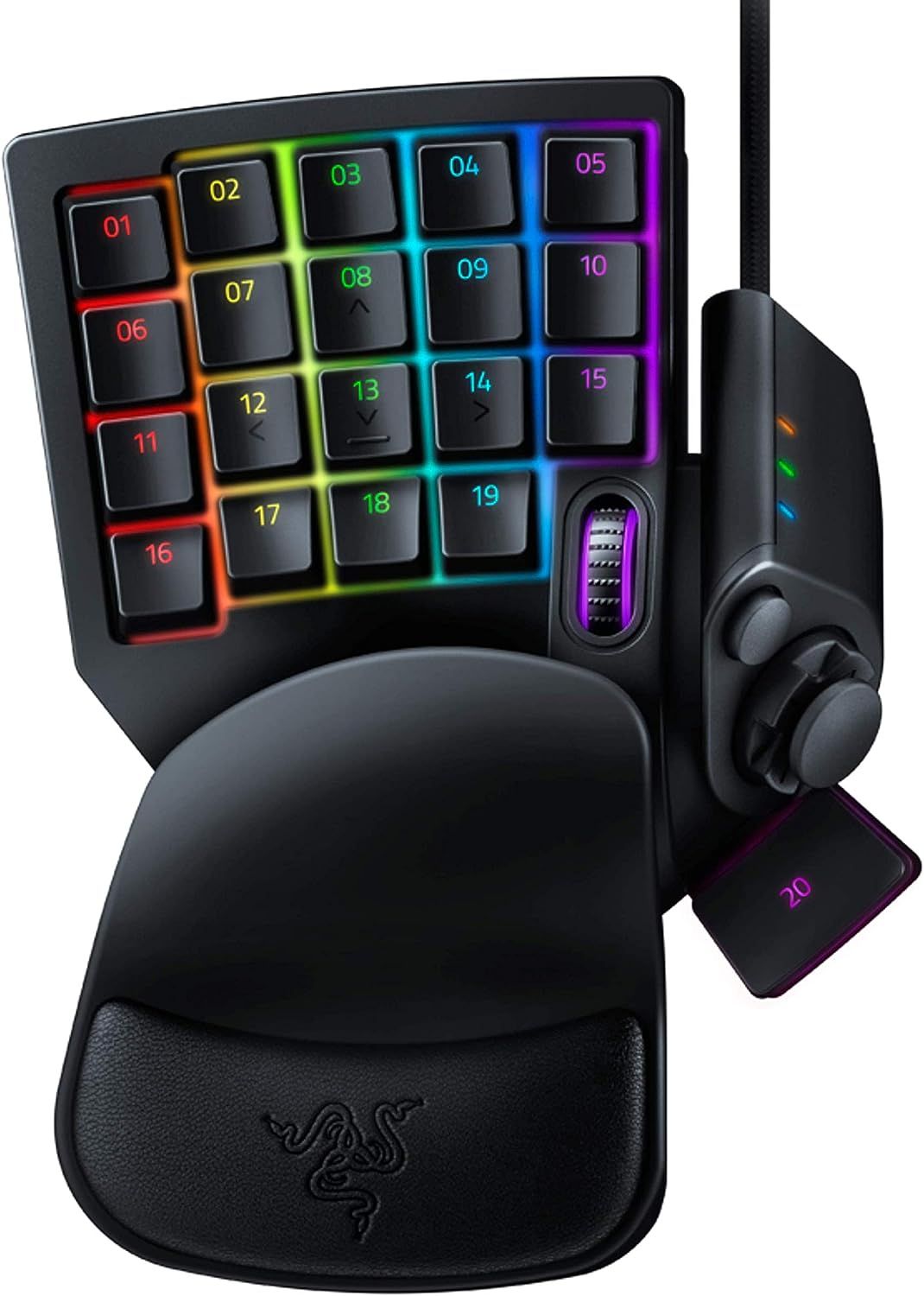 RAZER TARTARUS V2: 32 Progammable Keys - Detachable Palm Rest - Razer Mecha-Membrane Mid-Height Keys-Gaming Keypad