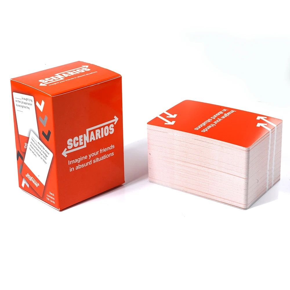 Scenarios - Fun Card game with Absurd and hilarious Situations - Adult Family and Party Game