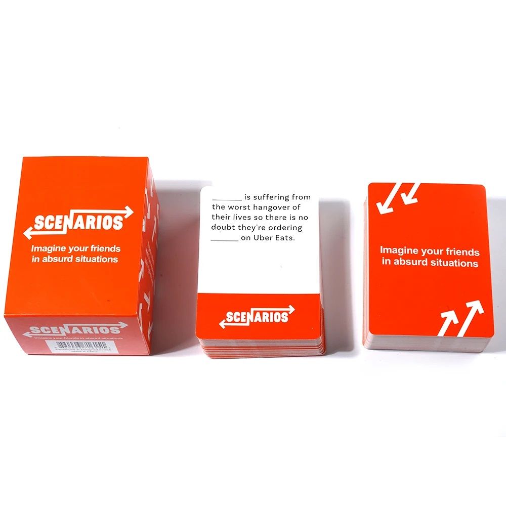 Scenarios - Fun Card game with Absurd and hilarious Situations - Adult Family and Party Game
