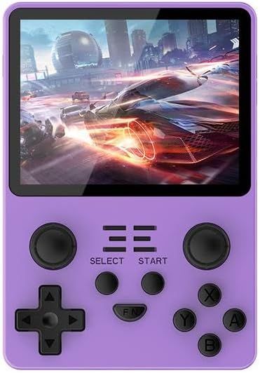 Powkiddy RGB20S Handheld Retro Arcade Game Console, 3.5 Inch Handheld Video Game, 25000+ Games