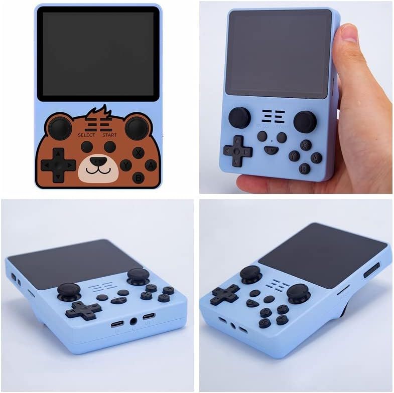 Powkiddy RGB20S Handheld Retro Arcade Game Console, 3.5 Inch Handheld Video Game, 25000+ Games