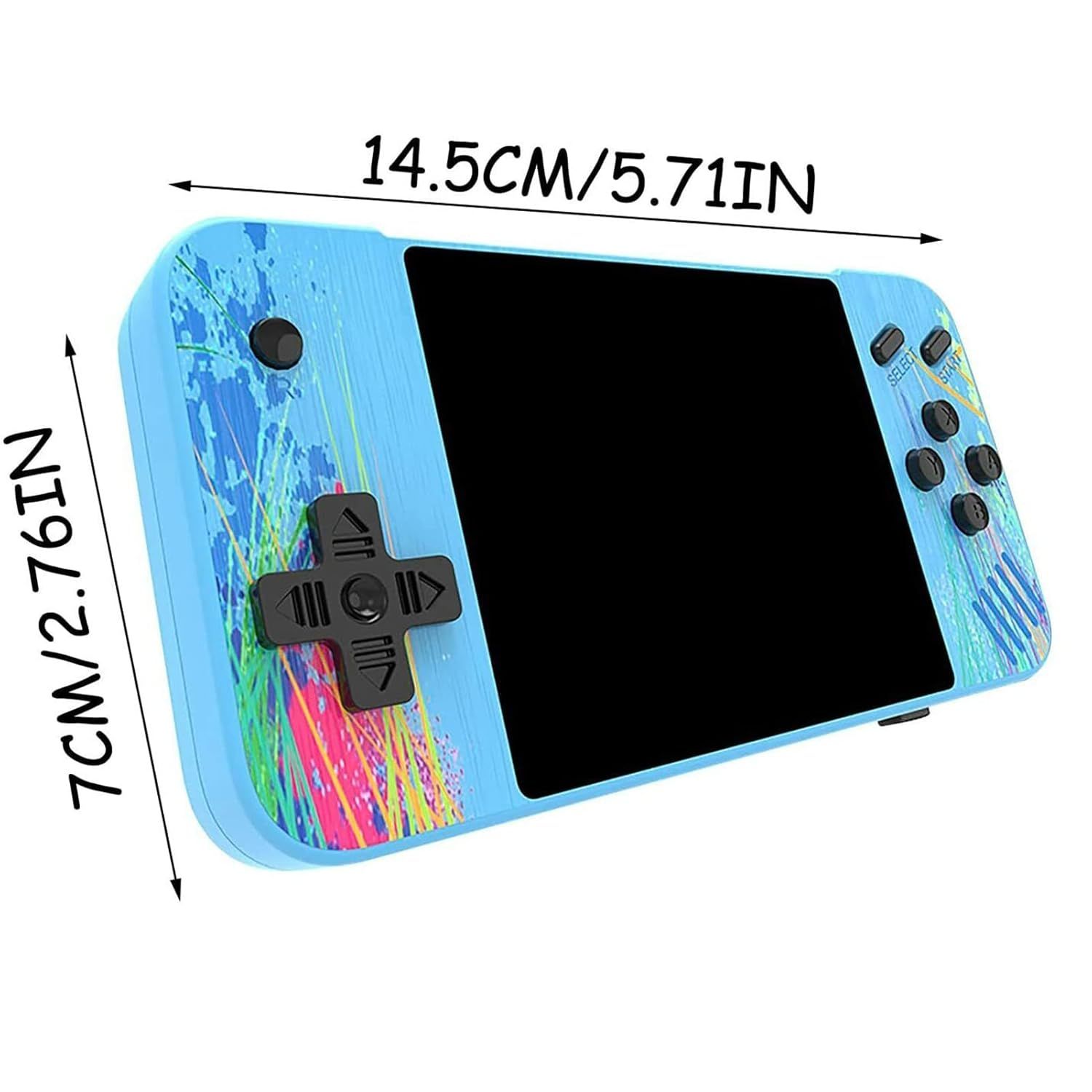 G3 Handheld Game Console 8-Bit Portable Classic Retro Game Consoles Built-in 800 Video Games 3.5 Inch Horizontal Screen Design