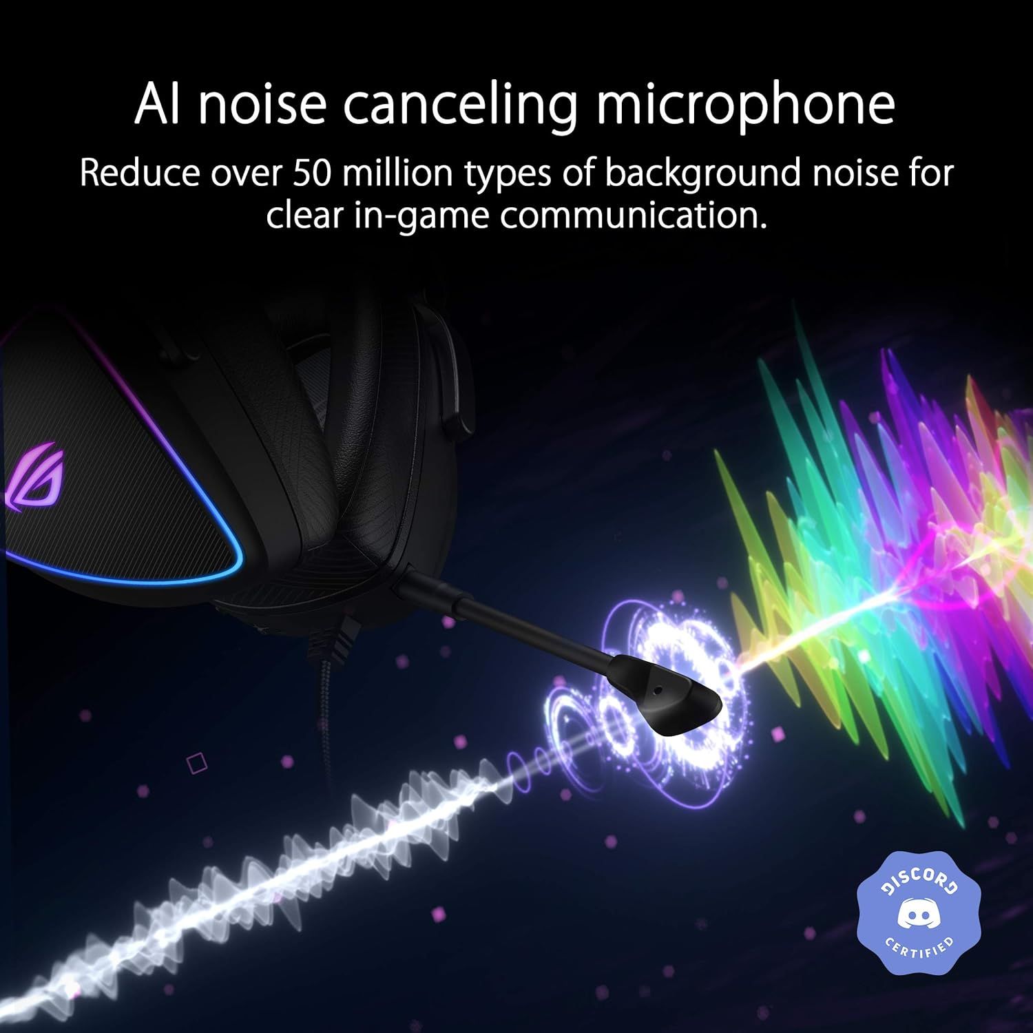 ASUS ROG Delta S Core Wired Gaming Headset 7.1 Surround Sound, USB-C -Black