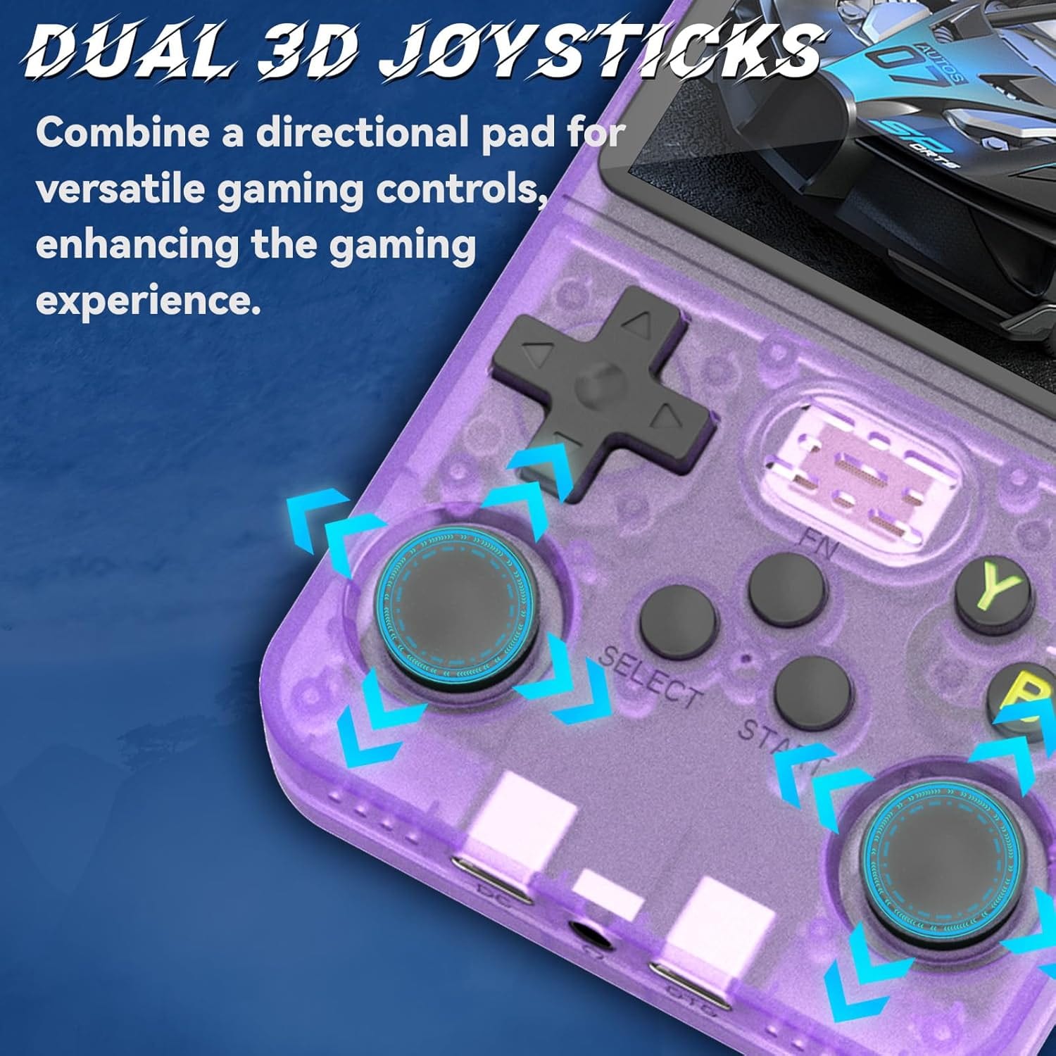 R36S Handheld Game Console,3.5-Inch IPS Screen Retro Gaming Console,3500mAh,Built in 15000+ Games