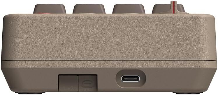 8BitDo Retro 18 Mechanical Numpad, Supports Calculator Mode, Bluetooth/2.4G/Wired Numpad for Windows and Android