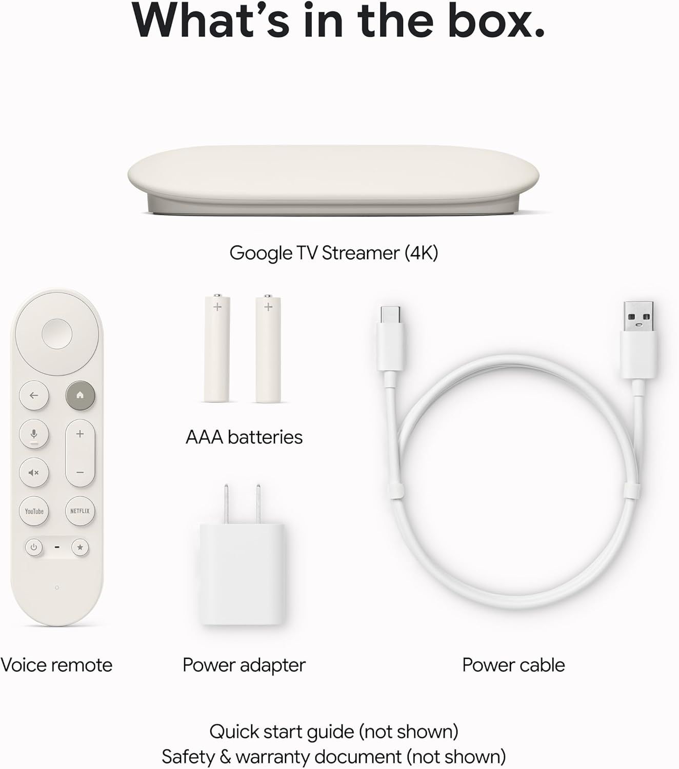 Google TV Streamer 4K - Fast Streaming Entertainment on Your TV with Voice Search Remote - Watch Movies, Shows, Live TV, and Netflix in 4K HDR - Smart Home Control - 32 GB of Storage