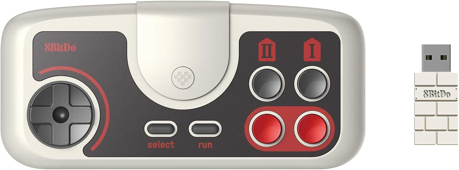 8Bitdo PCE 2.4G Wireless Gamepad for PC Engine Mini, PC Engine Core Grafx Mini, Turbo Grafx-16 Mini & Nintendo Switch