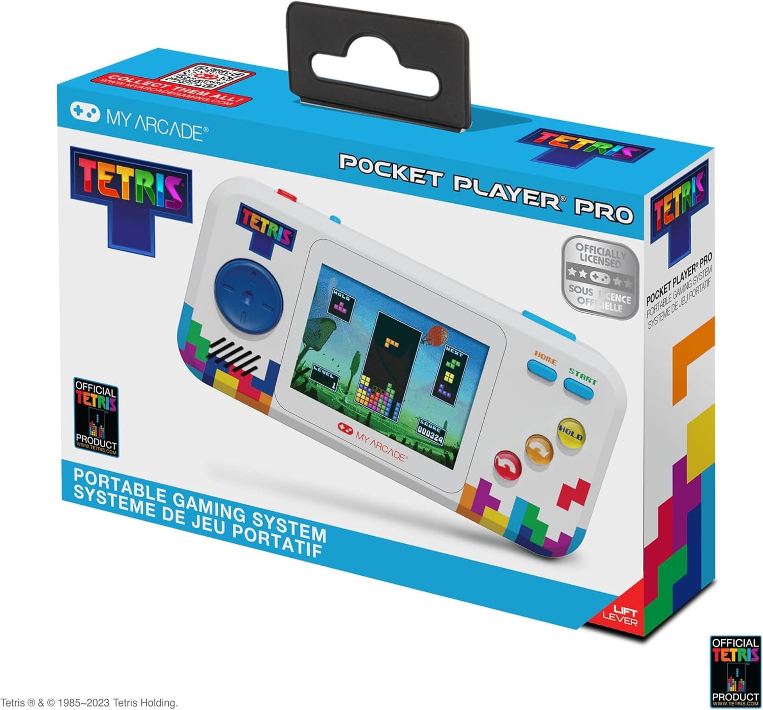 My Arcade Tetris Pocket Player Pro: Portable Video Game, 2.75
