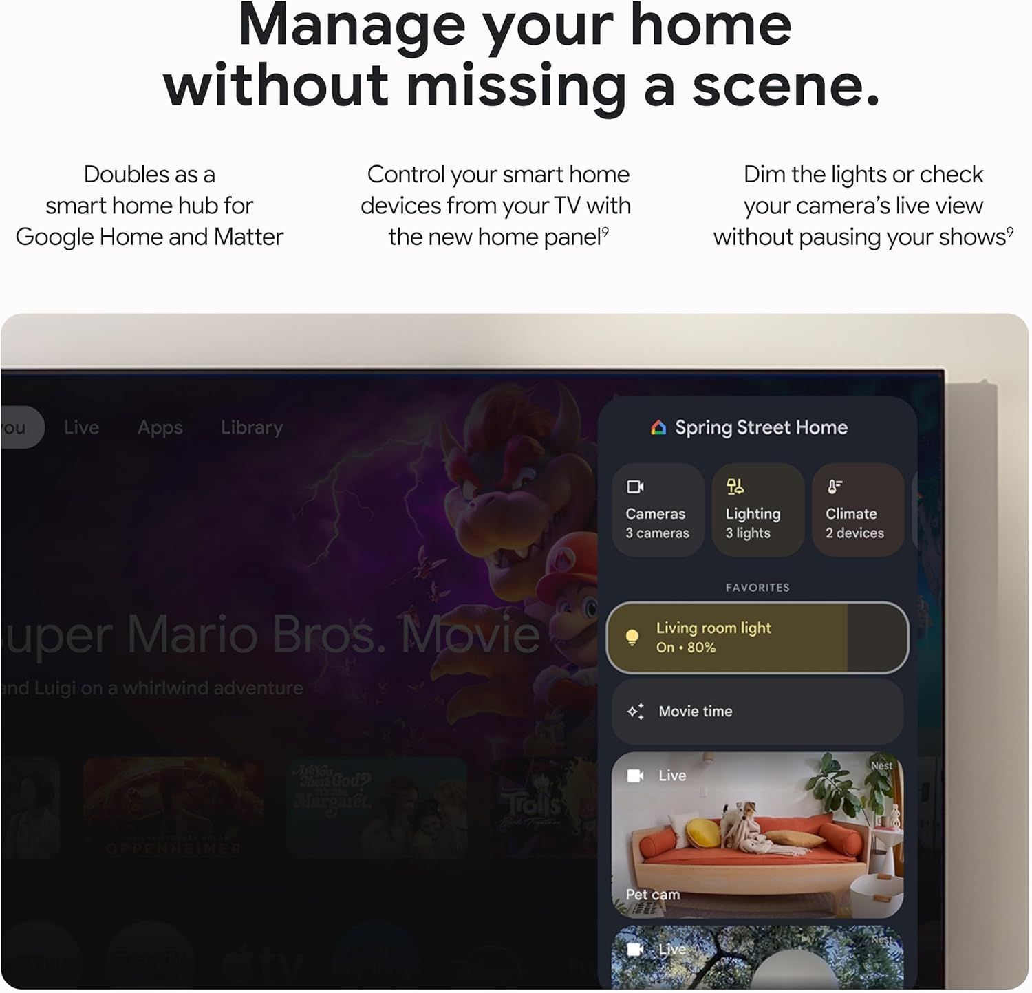 Google TV Streamer 4K - Fast Streaming Entertainment on Your TV with Voice Search Remote - Watch Movies, Shows, Live TV, and Netflix in 4K HDR - Smart Home Control - 32 GB of Storage
