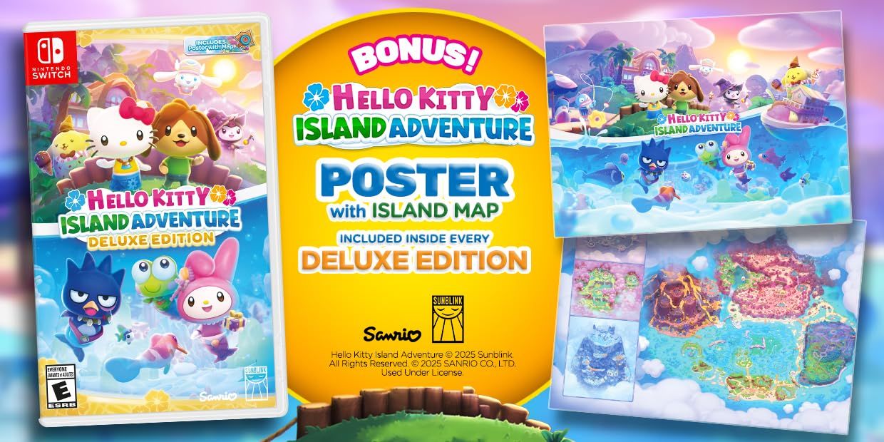 Hello Kitty Island Adventure - Deluxe Edition Nintendo Switch - Fun Cartoon Fantasy Adventure Game