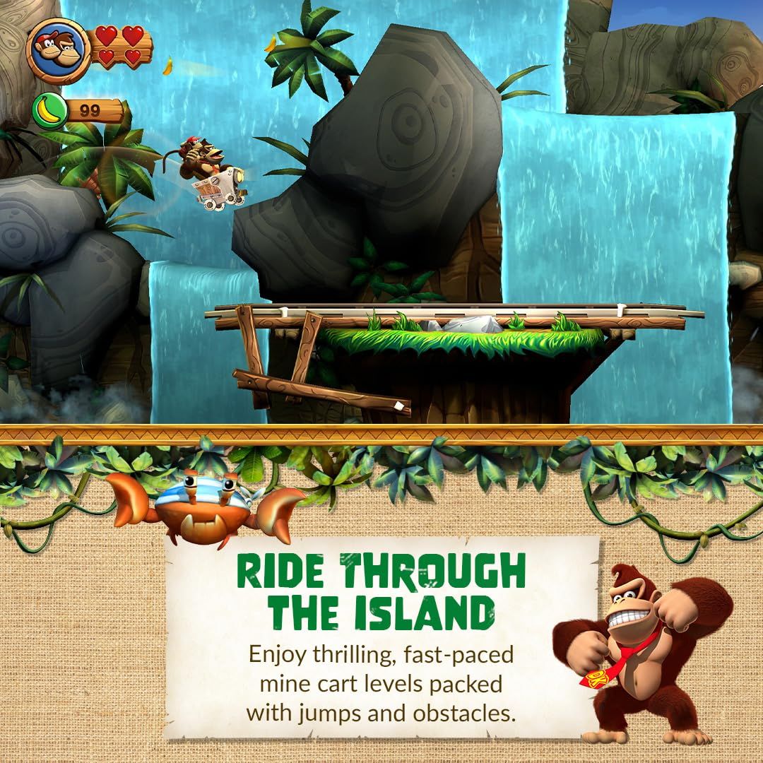 Donkey Kong Country Returns HD Nintendo Switch - Multiplayer Fun Game