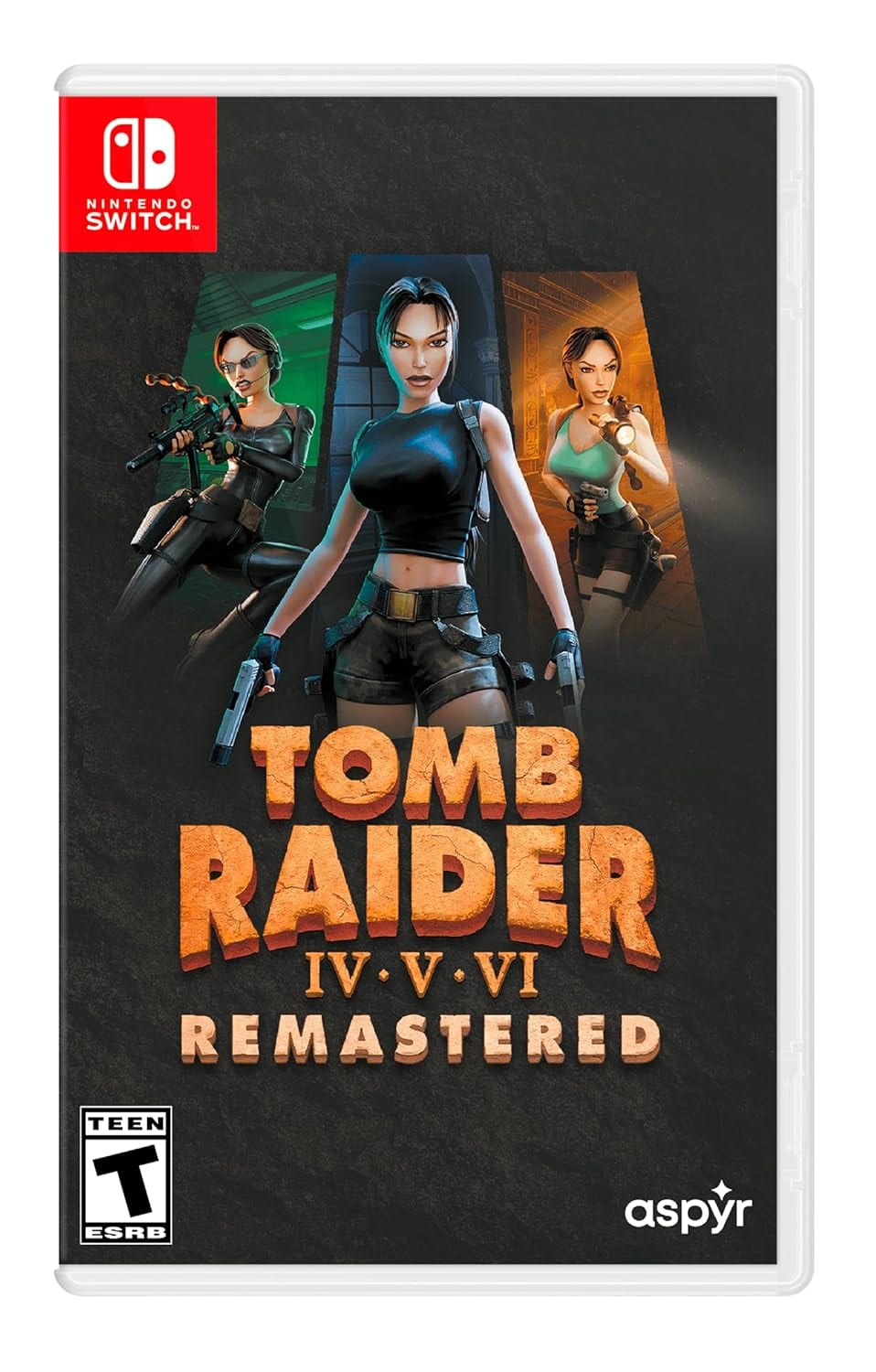 Tomb Raider IV-VI Remastered Starring Lara Croft - Nintendo Switch - Action Adventure Treasure Hunting Game