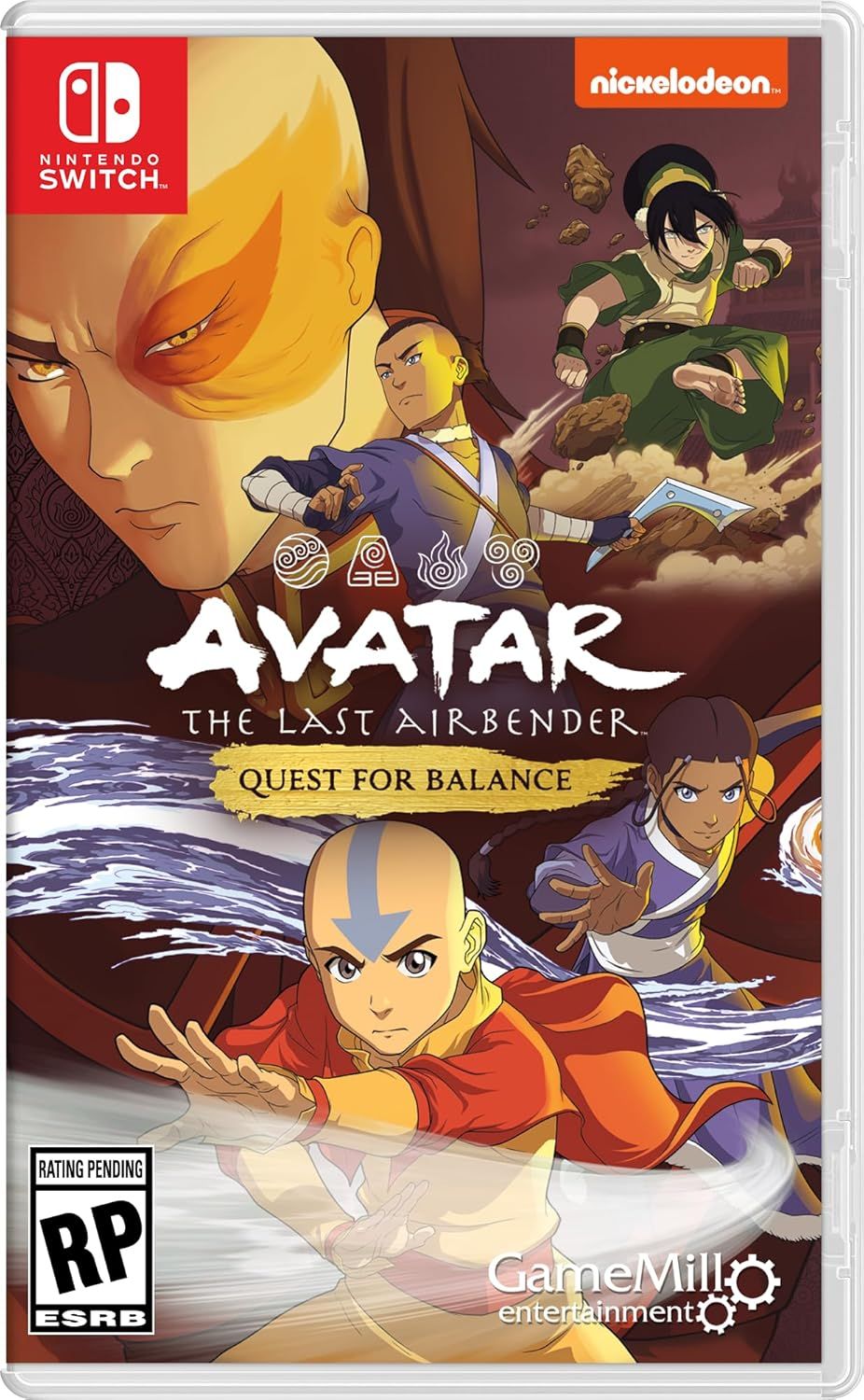Avatar The Last Airbender: The Quest for Balance - Nintendo Switch - Adventure Game