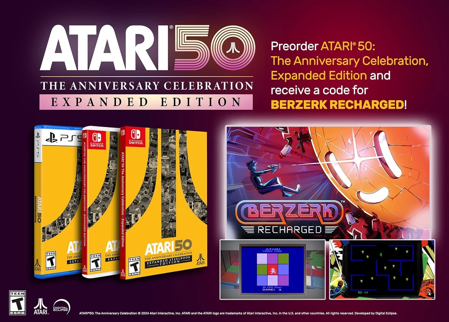 Atari 50: The Anniversary Celebration – Expanded Edition - Nintendo Switch - Retro Arcade Minigames