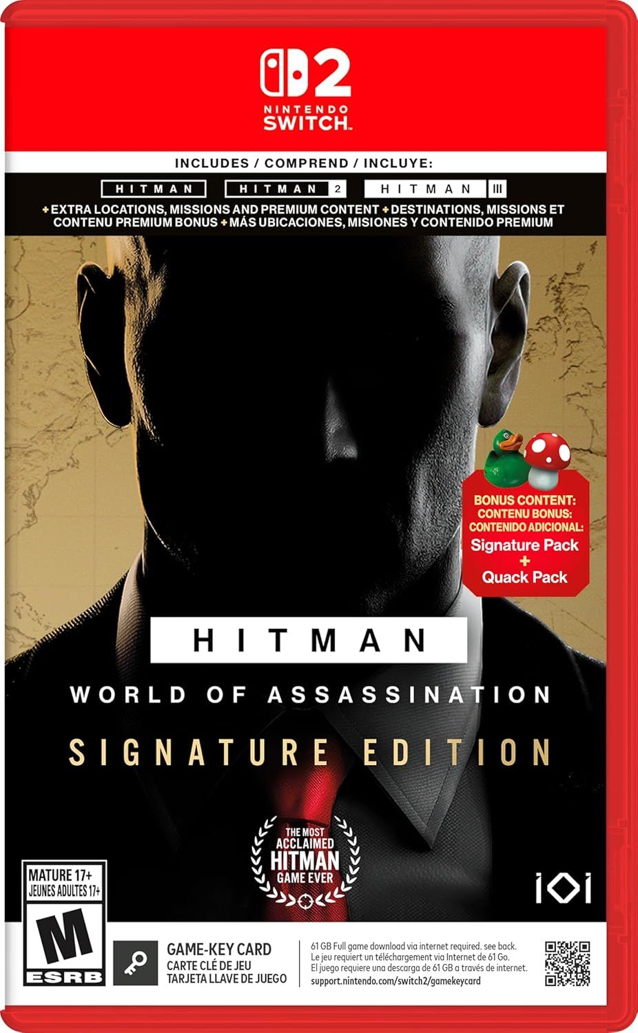 Hitman: World of Assassination Signature Edition - Nintendo Switch 2 Shooting & Action Game