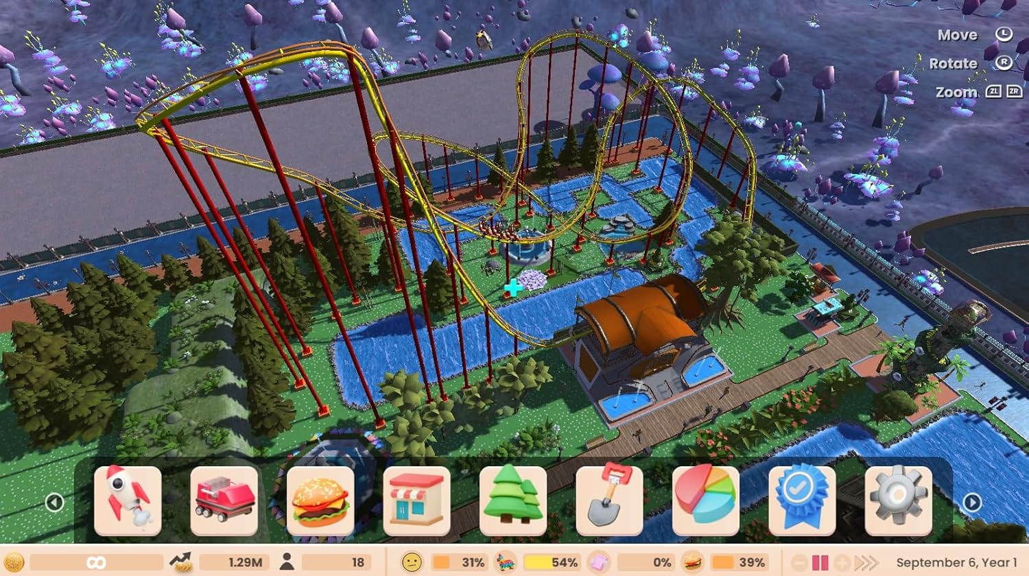 RollerCoaster Tycoon Adventures Deluxe - Nintendo Switch - Simulation & Management Game