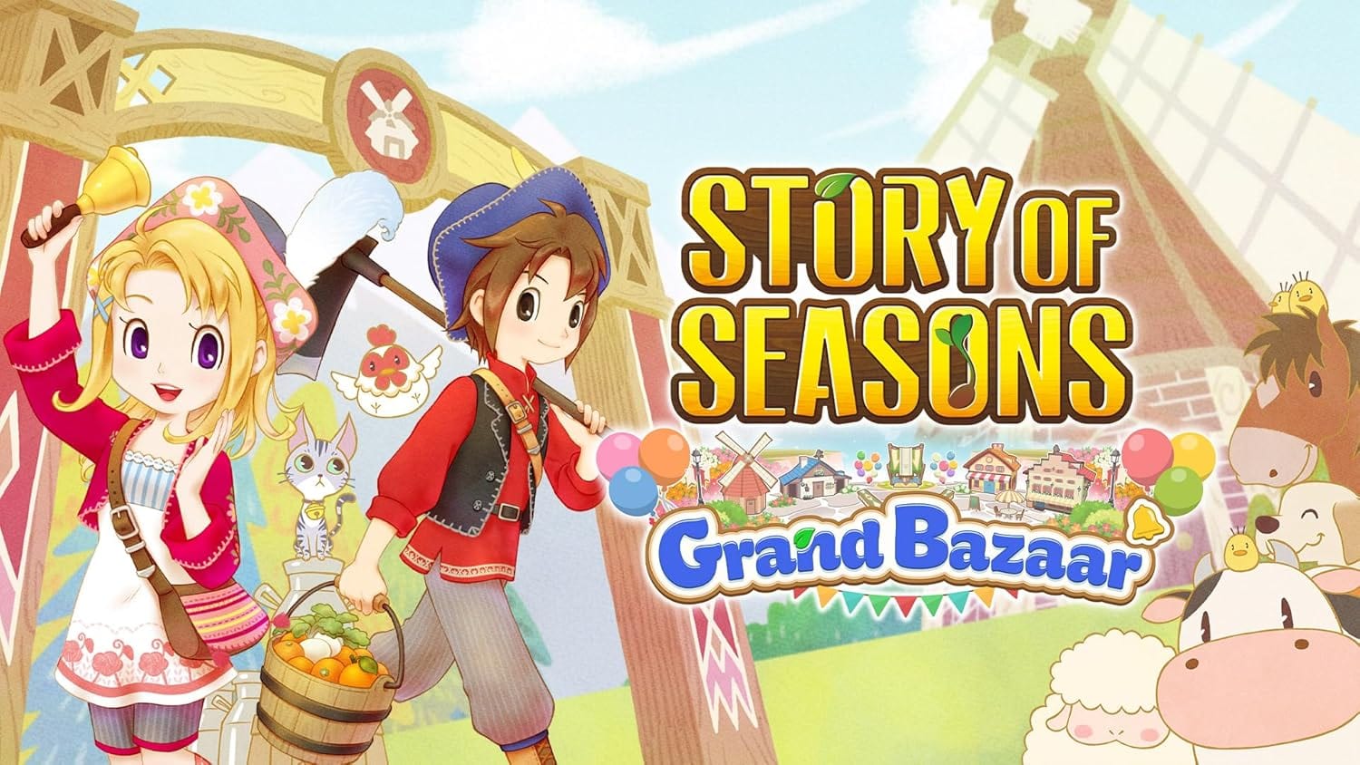 Story of Seasons Grand Bazaar Standard Edition - Nintendo Switch - Simulation Farming Game