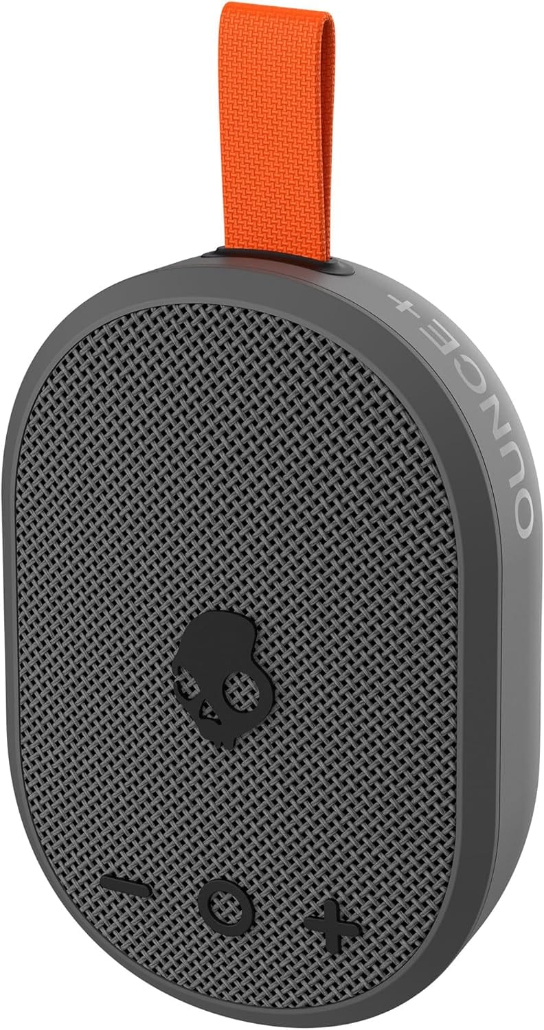 Skullcandy Ounce+ Wireless Mini Portable Bluetooth Speaker - IPX7 Waterproof, 16 Hour Battery, TWS,Nylon Carry Strap