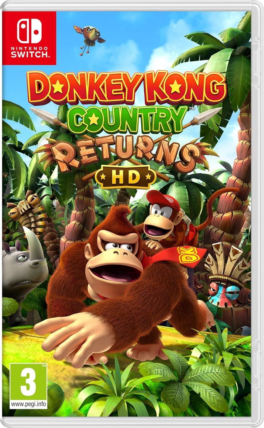 Donkey Kong Country Returns HD Nintendo Switch - Multiplayer Fun Game