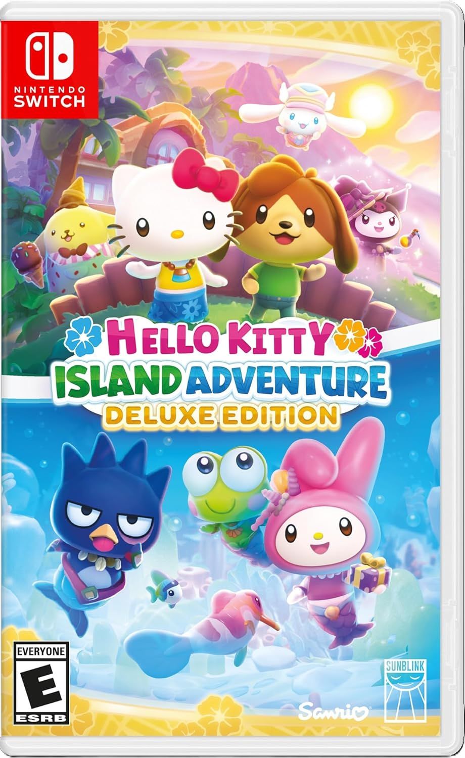 Hello Kitty Island Adventure - Deluxe Edition Nintendo Switch - Fun Cartoon Fantasy Adventure Game