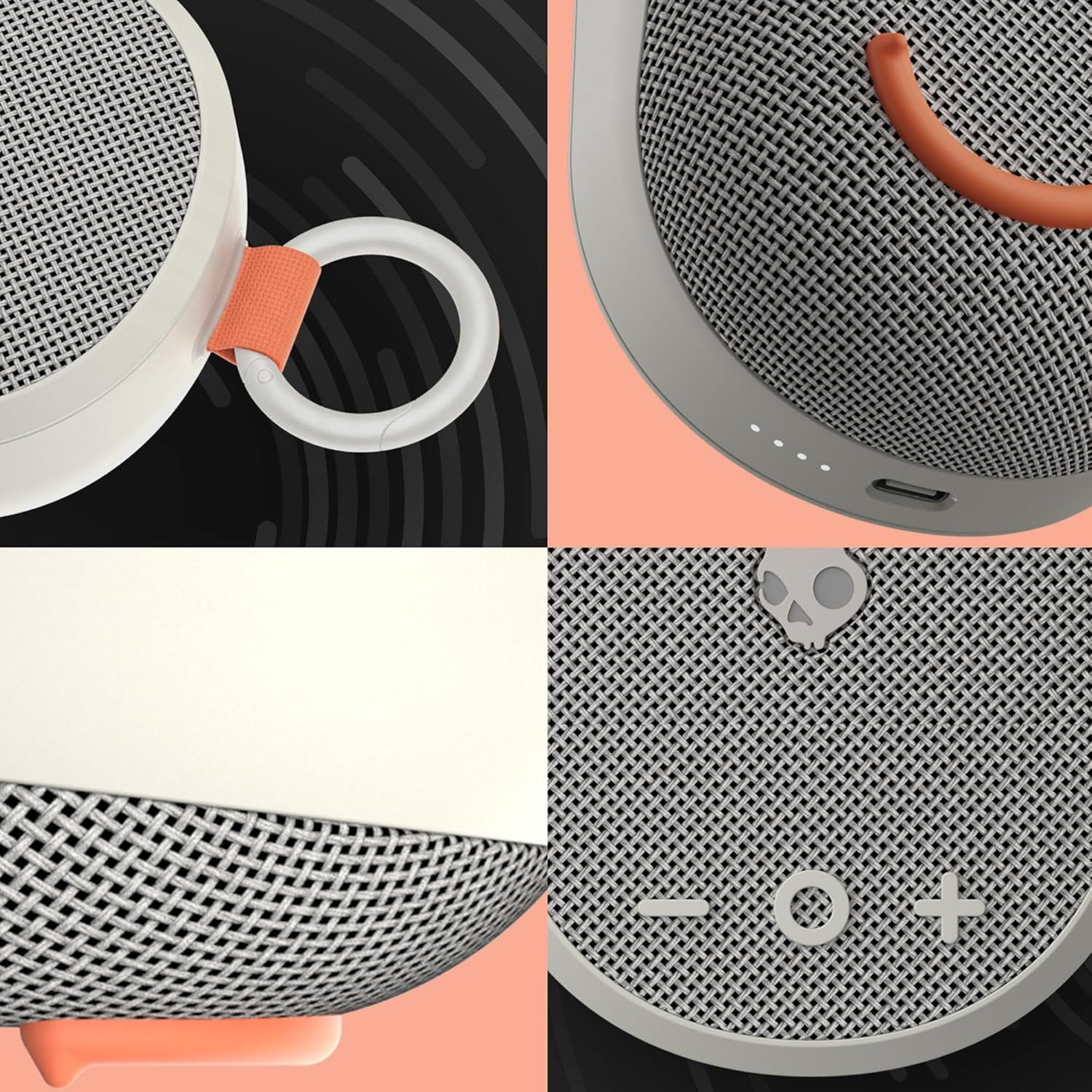 Skullcandy Kilo Wireless Bluetooth Speaker - IPX7 Waterproof with 24 Hour Battery,True Wireless Pairing