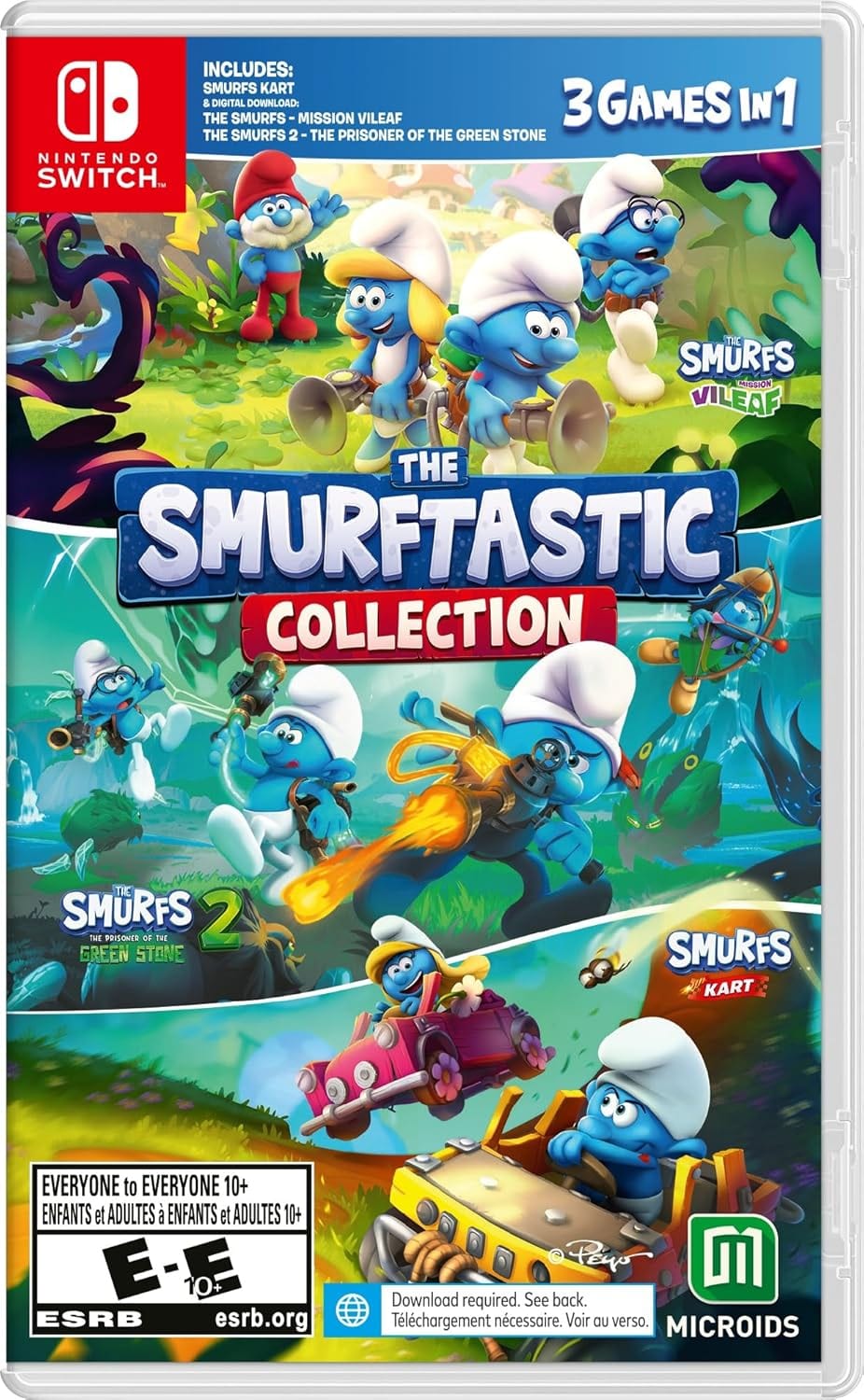 The Smurftastic Collection - Nintendo Switch - Cartoon Fantasy Adventure Game for Children