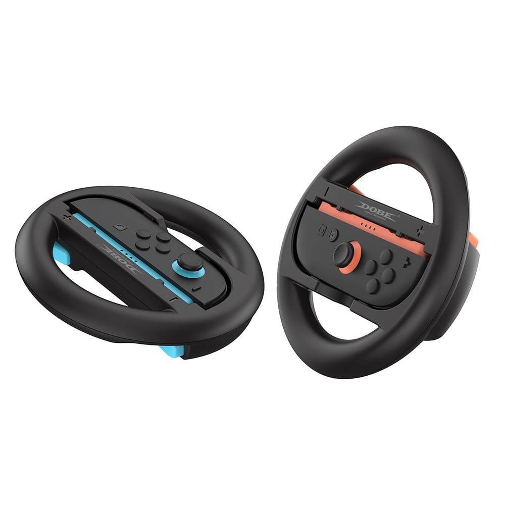 1. Compatible with Nintendo Switch 2 Joy-Cons 2. Ergonomic design for enhanced grip and comfort during long play sessions 3. Easy slide-in installation and secure fit for each Joy-Con 4. Enlarged shoulder buttons for better control and accessibility 5. Durable, lightweight ABS plastic construction