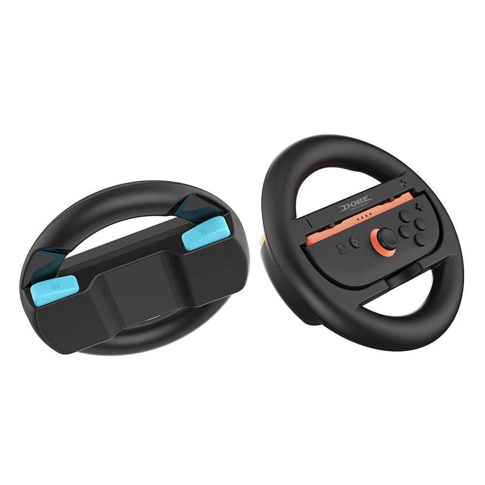 1. Compatible with Nintendo Switch 2 Joy-Cons 2. Ergonomic design for enhanced grip and comfort during long play sessions 3. Easy slide-in installation and secure fit for each Joy-Con 4. Enlarged shoulder buttons for better control and accessibility 5. Durable, lightweight ABS plastic construction