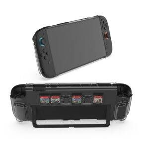 Nintendo Switch 2 Crystal Clear Protective Case - NS2 Scratch-Resistant Full-Body Cover - Dobe