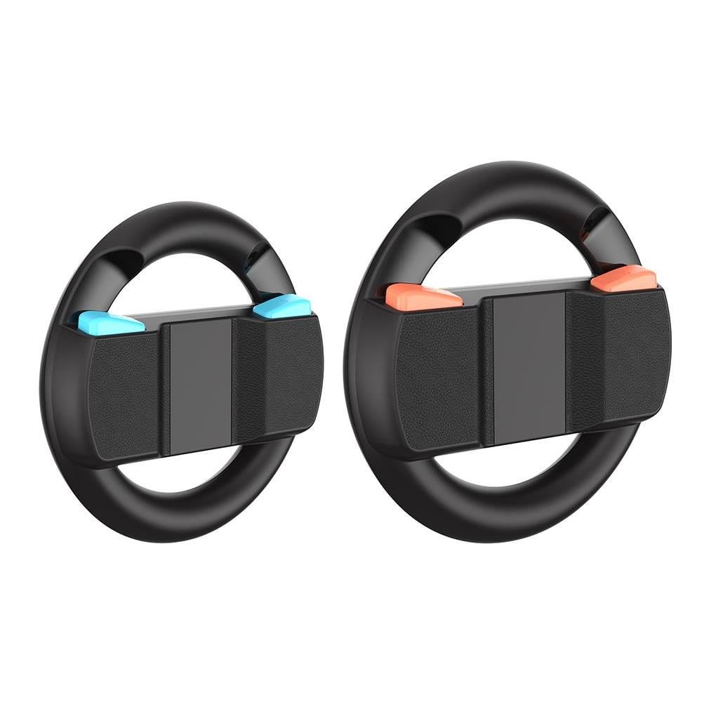 1. Compatible with Nintendo Switch 2 Joy-Cons 2. Ergonomic design for enhanced grip and comfort during long play sessions 3. Easy slide-in installation and secure fit for each Joy-Con 4. Enlarged shoulder buttons for better control and accessibility 5. Durable, lightweight ABS plastic construction