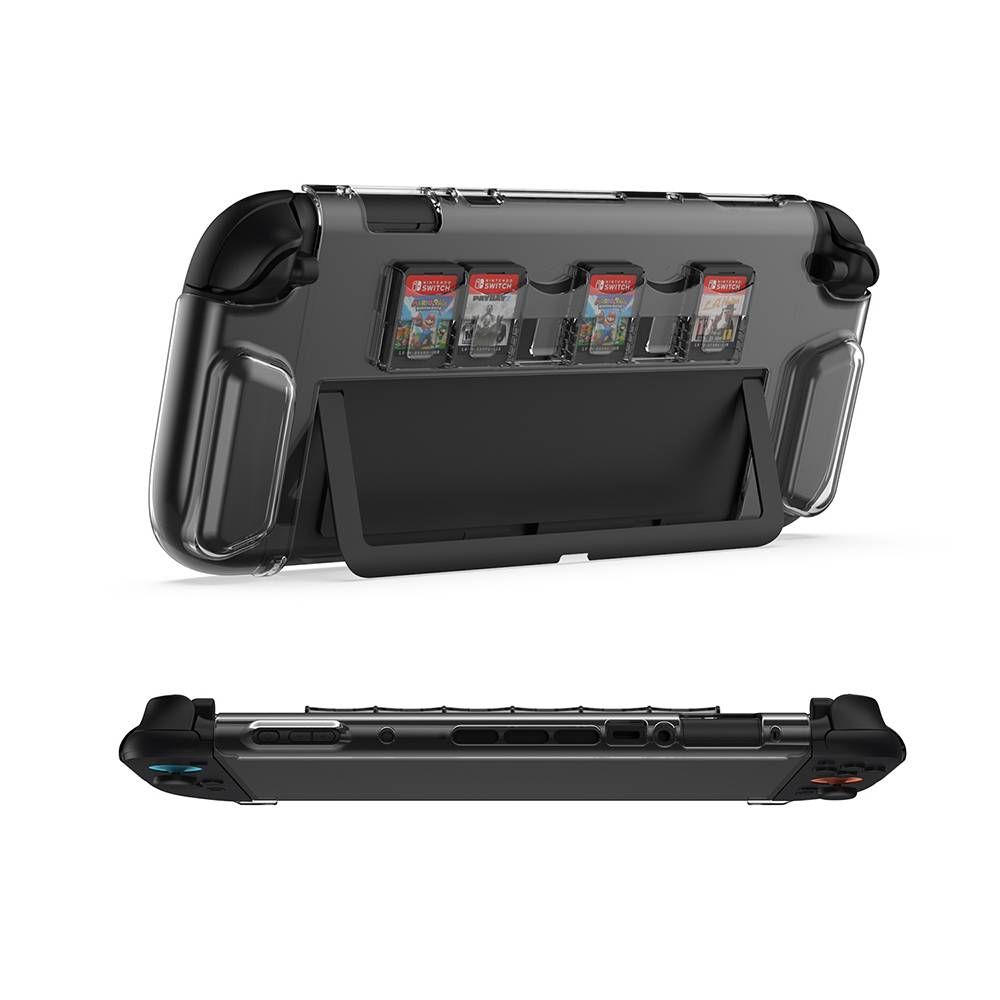 Nintendo Switch 2 Crystal Clear Protective Case - NS2 Scratch-Resistant Full-Body Cover - Dobe