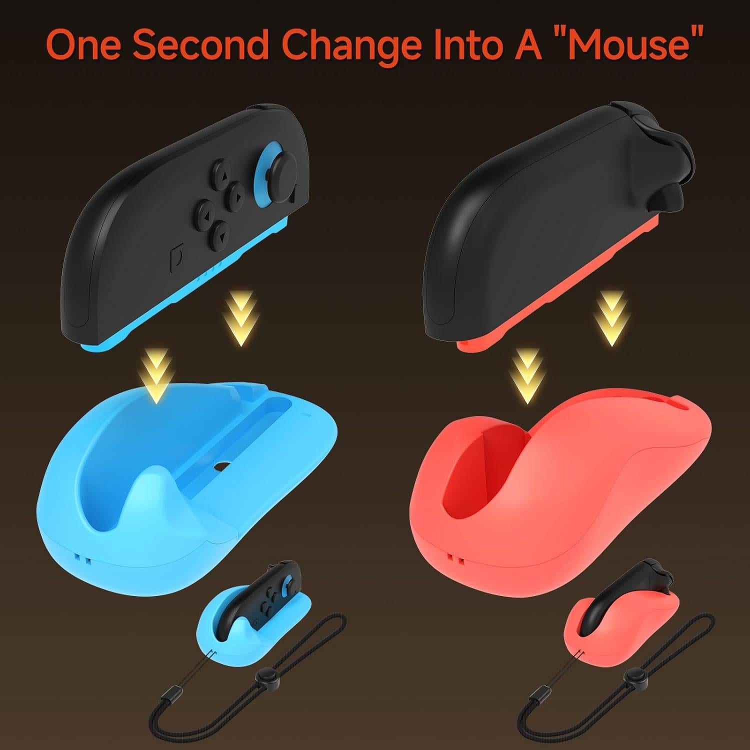 Mouse for Nintendo Switch 2 Joy-Con, NS2 Game Accessory, Gaming Controller Mice
