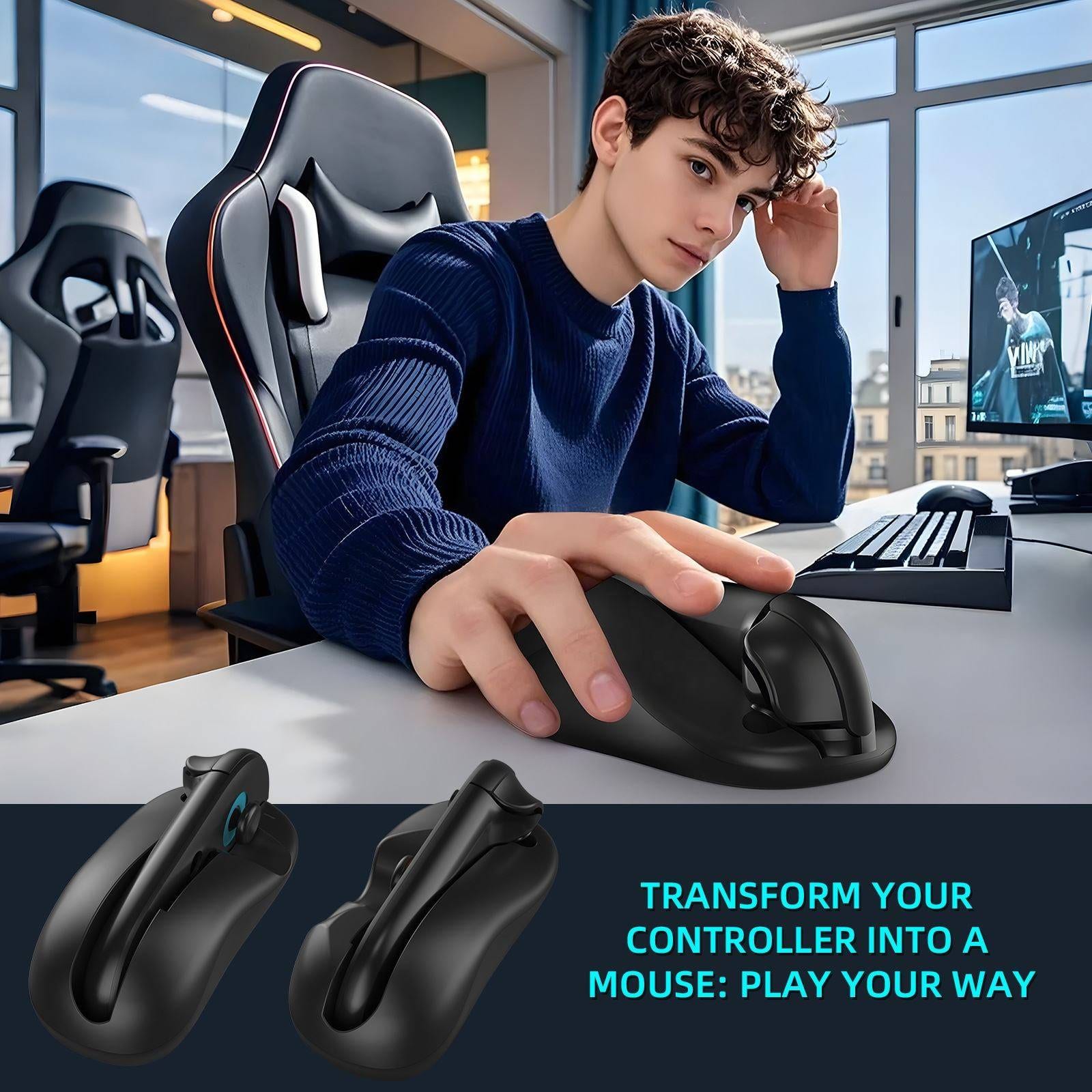 Mouse for Nintendo Switch 2 Joy-Con, NS2 Game Accessory, Gaming Controller Mice