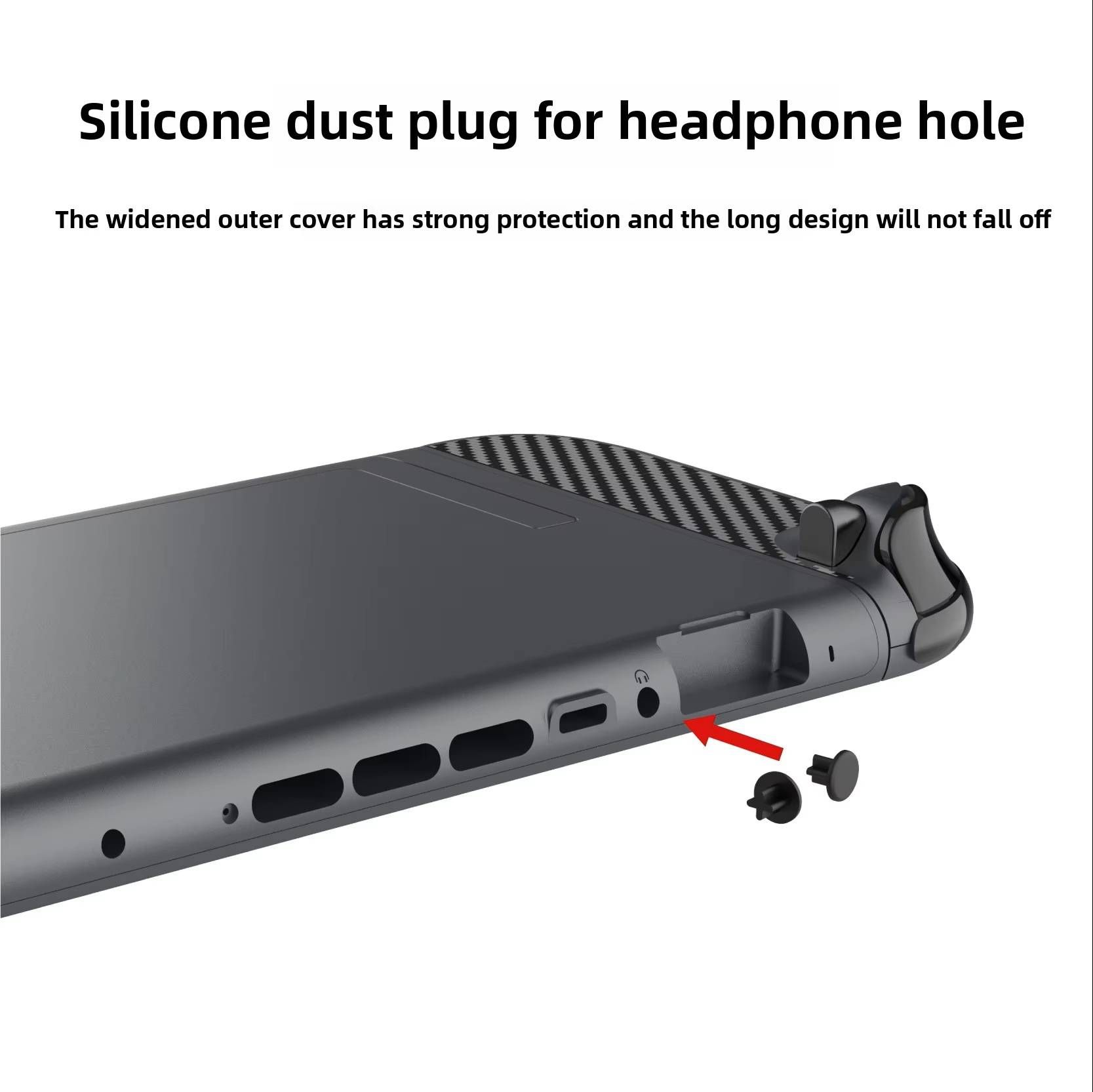 Nintendo Switch 2 Protective Set: Dust Plug+Handle Sticker+Silicone Thumbsticks