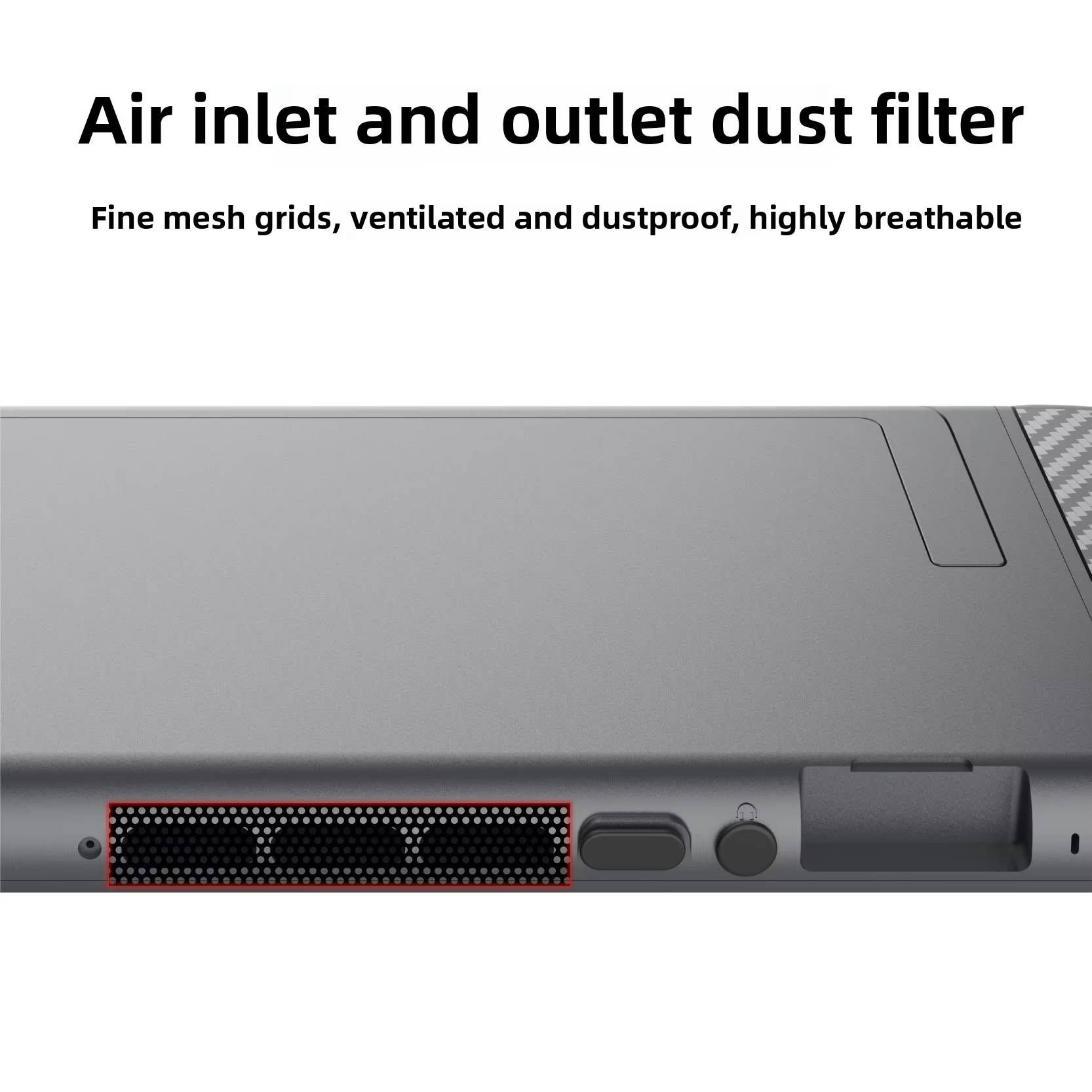 Nintendo Switch 2 Protective Set: Dust Plug+Handle Sticker+Silicone Thumbsticks