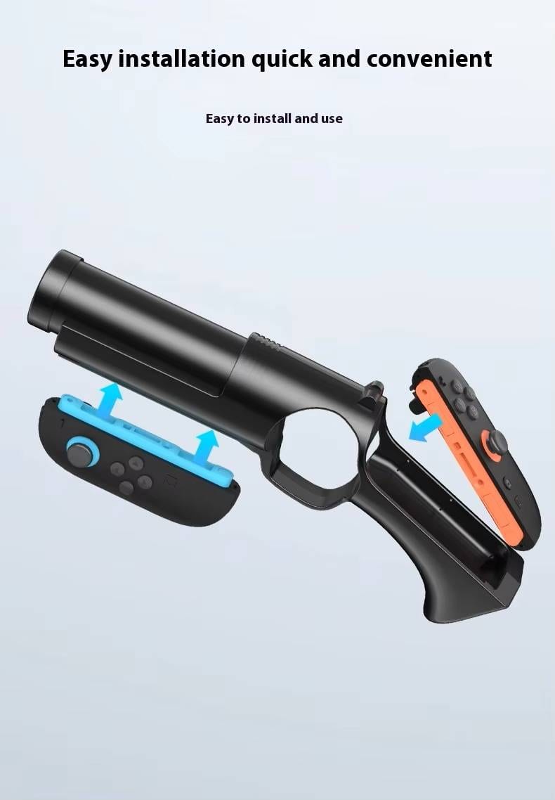Nintendo Switch 2 Shooting Rifle Gun Joycon Controller Grip - NS2 Motion Sensing Game Handle Accessory