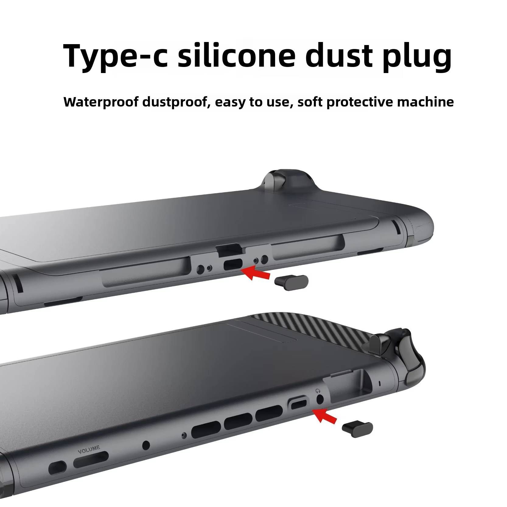 Nintendo Switch 2 Protective Set: Dust Plug+Handle Sticker+Silicone Thumbsticks