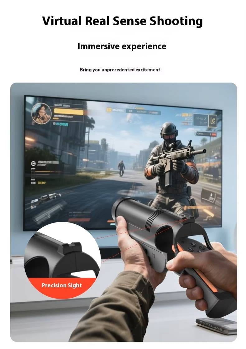 Nintendo Switch 2 Shooting Rifle Gun Joycon Controller Grip - NS2 Motion Sensing Game Handle Accessory
