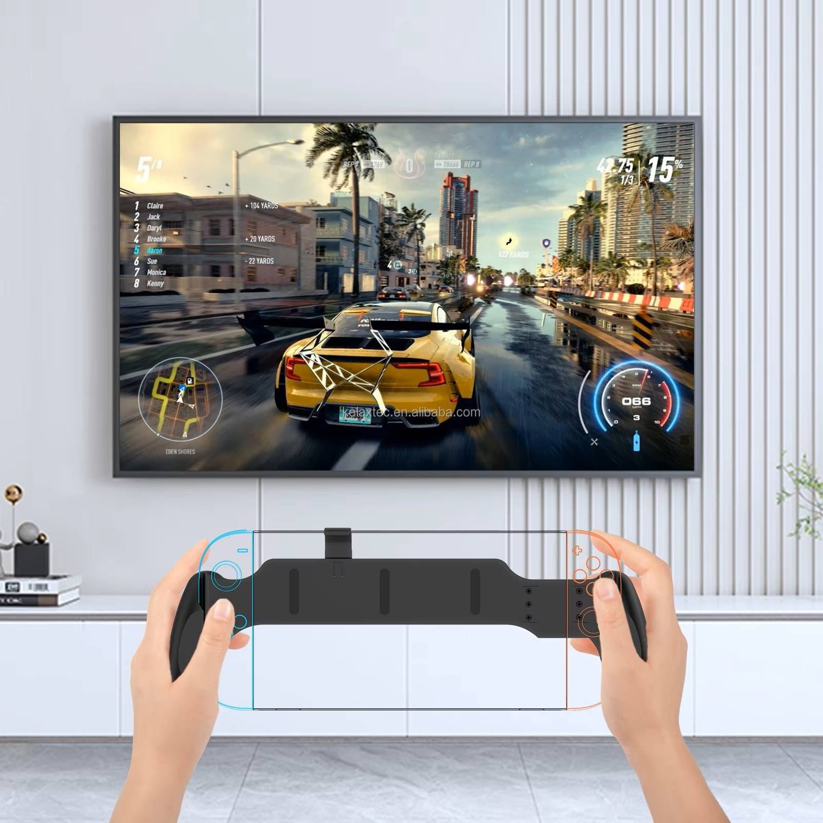 Nintendo Switch 2 Handle with Non-Slip Grip OLED Grips - NS2 Accessory