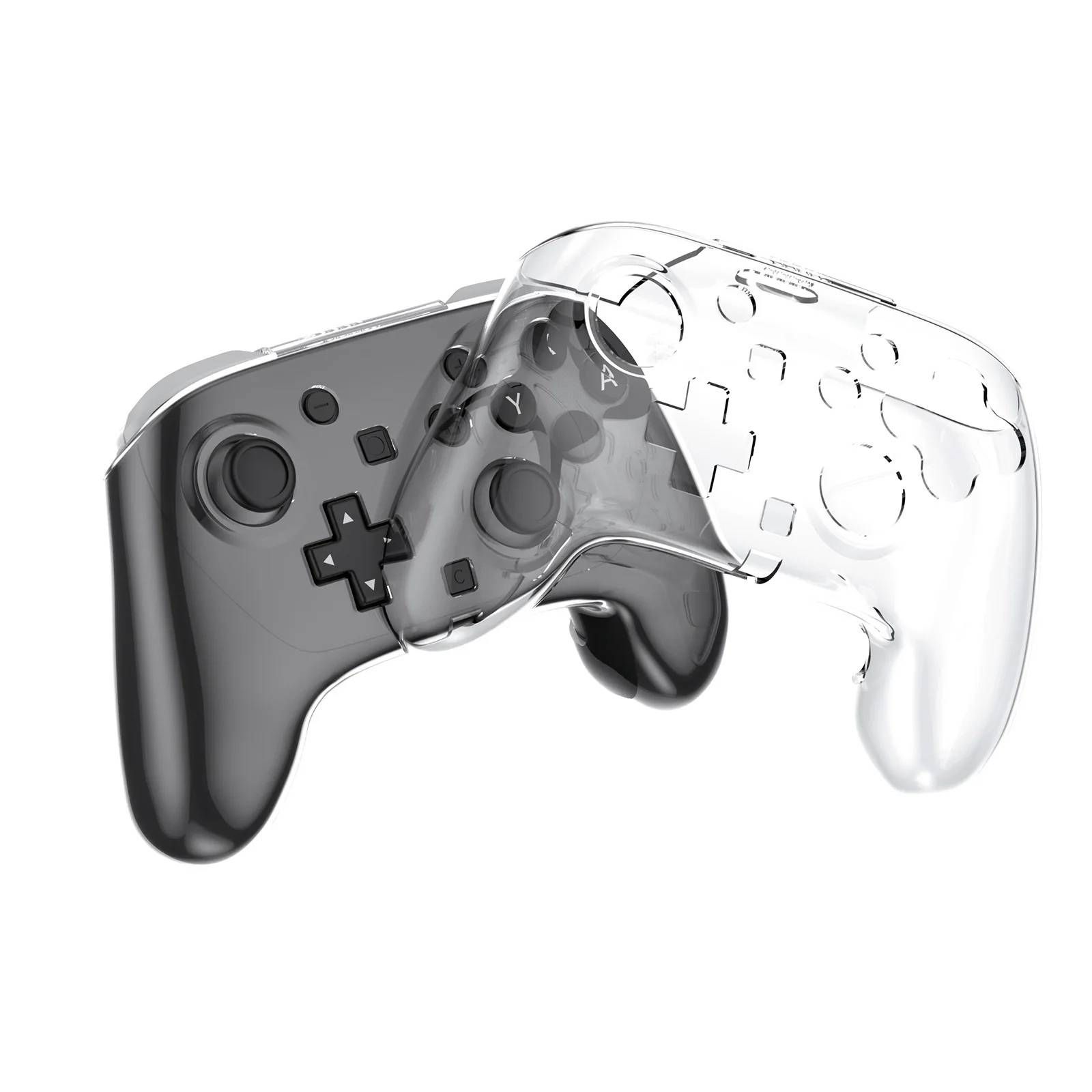 Nintendo Switch 2 Pro Controller Transparent Protective PC Hard Shell Case - NS2 Pro Joycon Protector