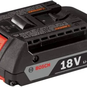 Bosch 18v Battery - BAT612 18-volt Lithium-Ion 2.0 Ah Slim Pack Battery