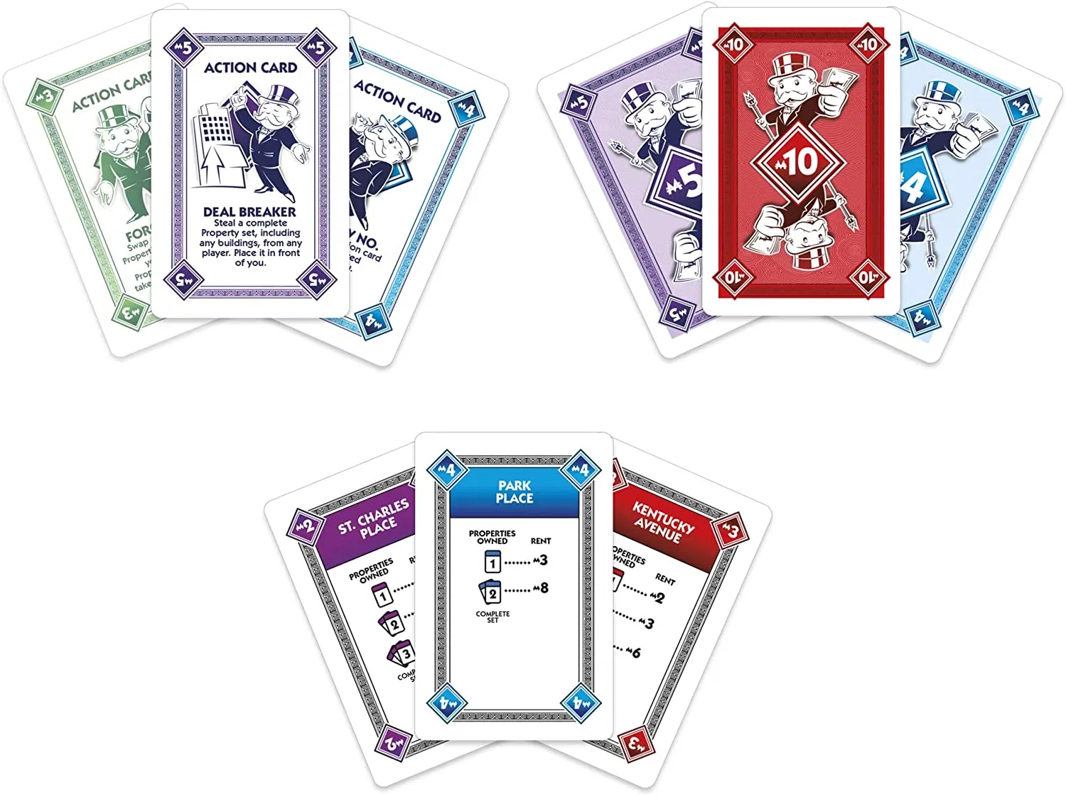 MONOPOLY Deal Card Game, Quick-Playing Card Game for 2-5 Players, Game for Families and Kids Ages 8 and Up