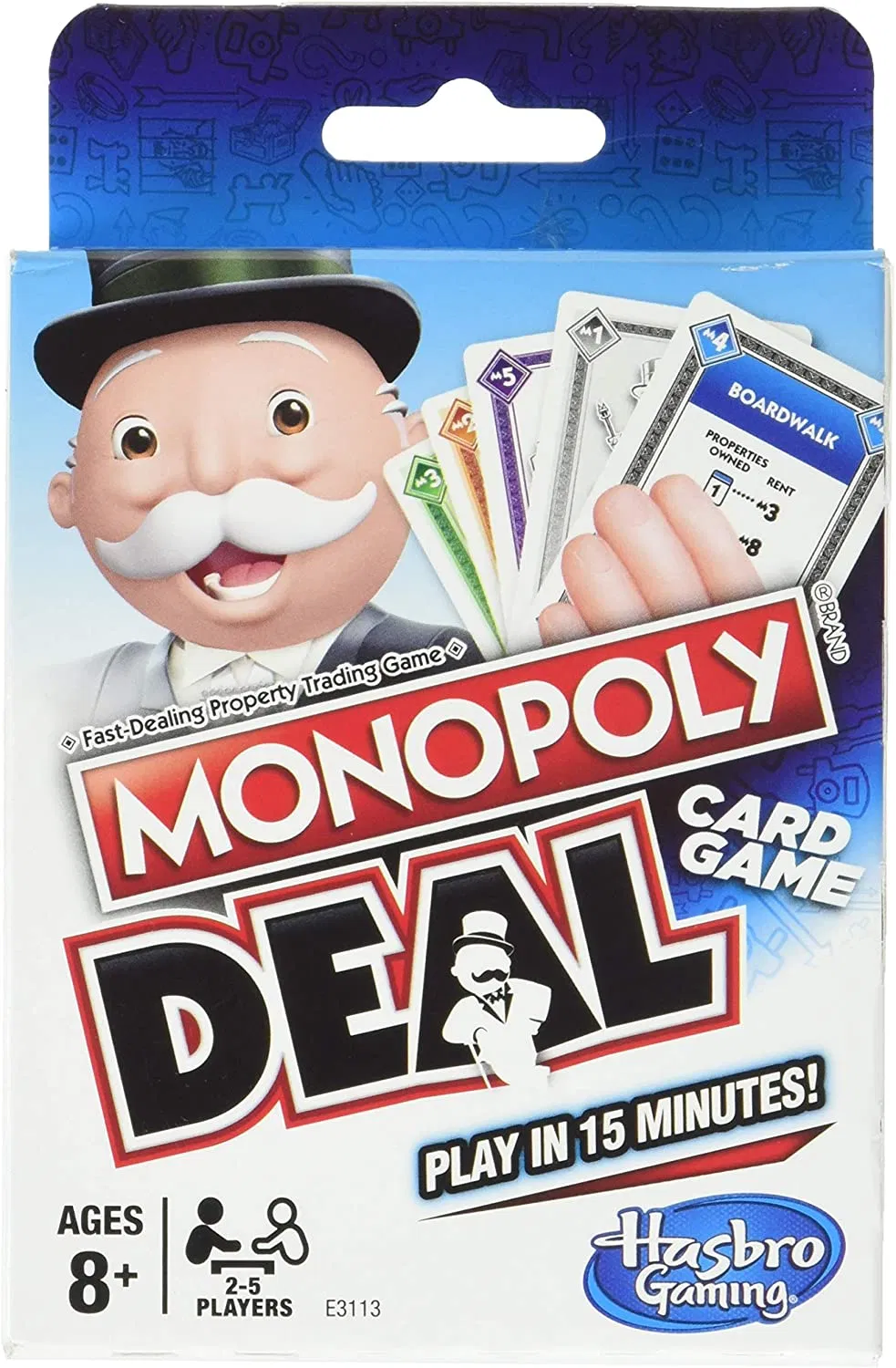MONOPOLY Deal Card Game, Quick-Playing Card Game for 2-5 Players, Game for Families and Kids Ages 8 and Up